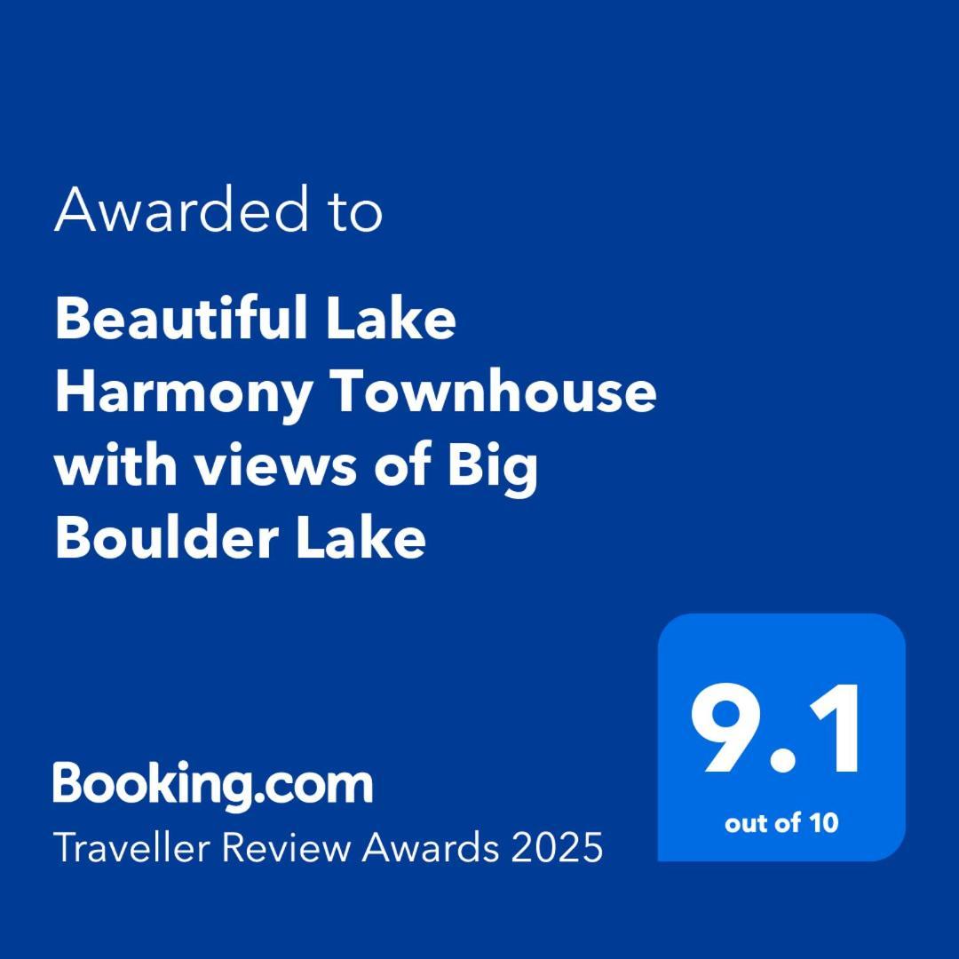 Beautiful Lake Harmony Townhouse At Big Boulder Lake And Ski Area Buitenkant foto
